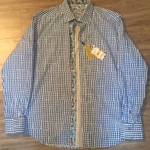 Men’s brand new Robert graham button down